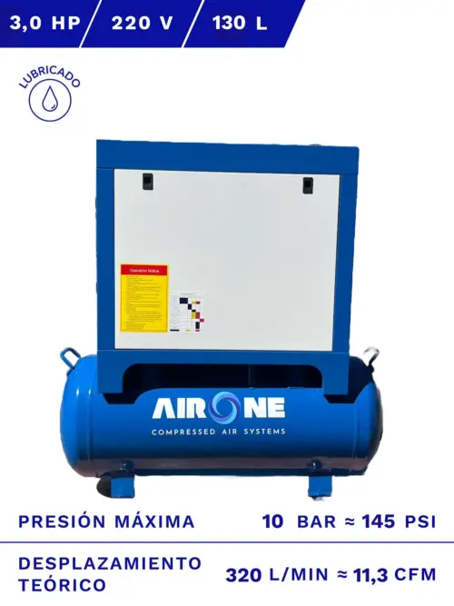 COMPRESOR SCROLL AIRONE 3HP 10BAR 11CFM