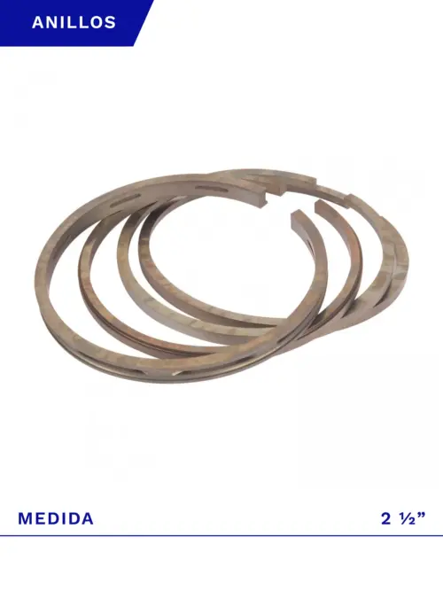 JUEGO DE ANILLOS 2 ½” PARA COMPRESOR SCHULZ MSV 30 / 40