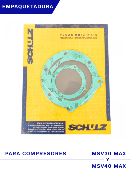 EMPAQUETADURA CARTER COMPRESOR MSV30 MSV40 MAX